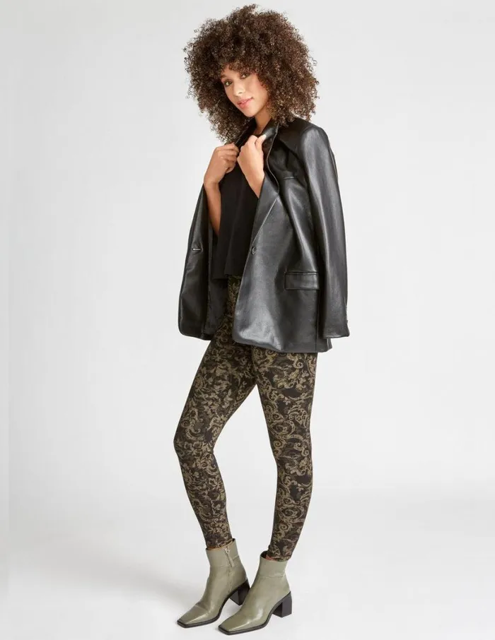 Hue Brocade Reset Reversible Ponte Leggings Brocade Women Ponte