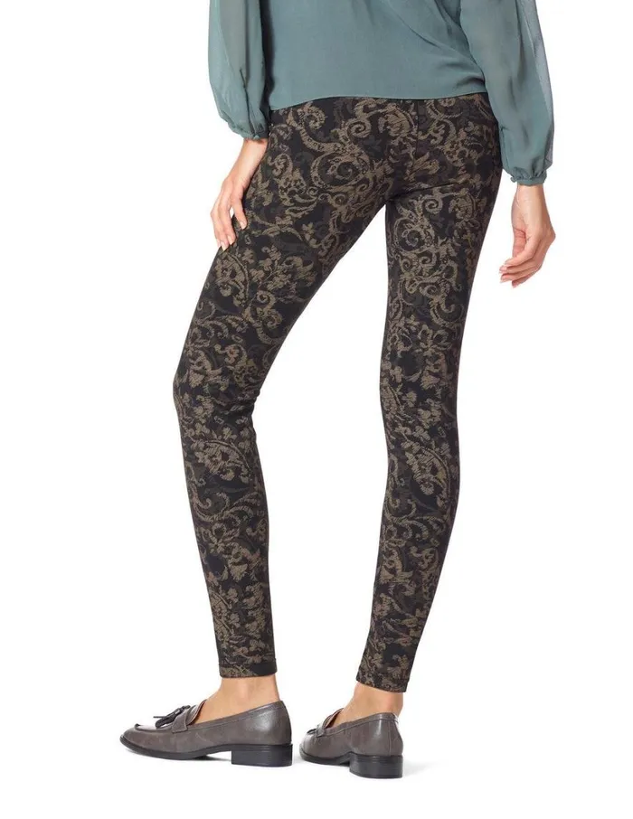 Hue Brocade Reset Reversible Ponte Leggings Brocade Women Ponte