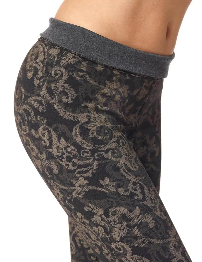 Hue Brocade Reset Reversible Ponte Leggings Brocade Women Ponte