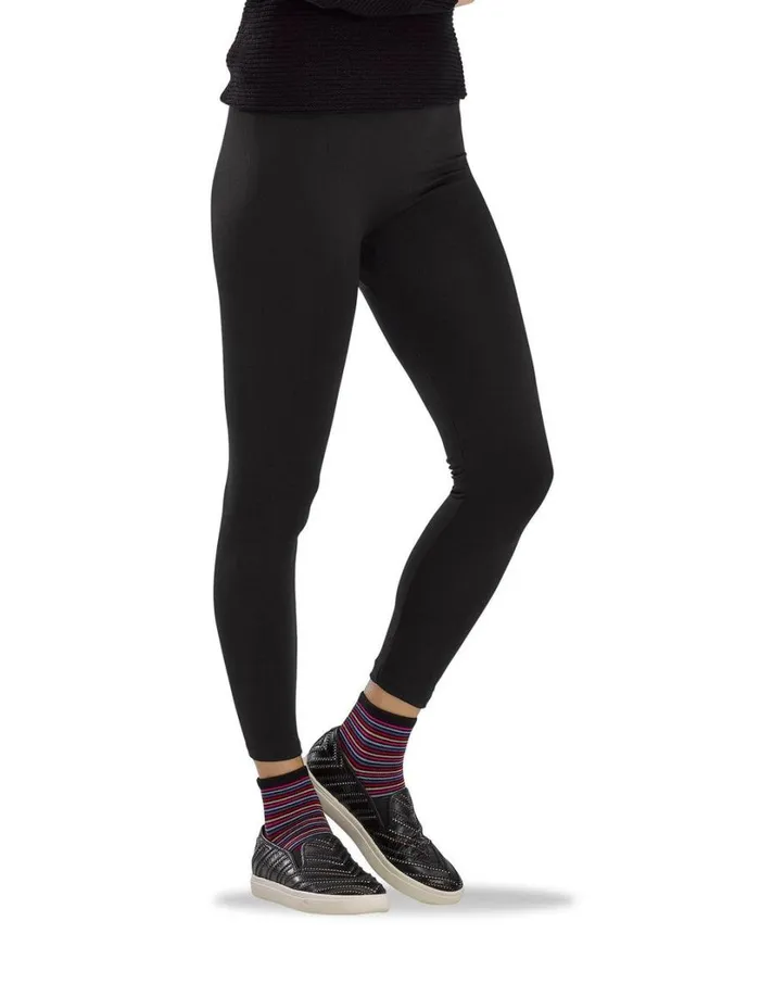 Hue Legging Sock Let039s Get Cozy Black Multi Women Knit