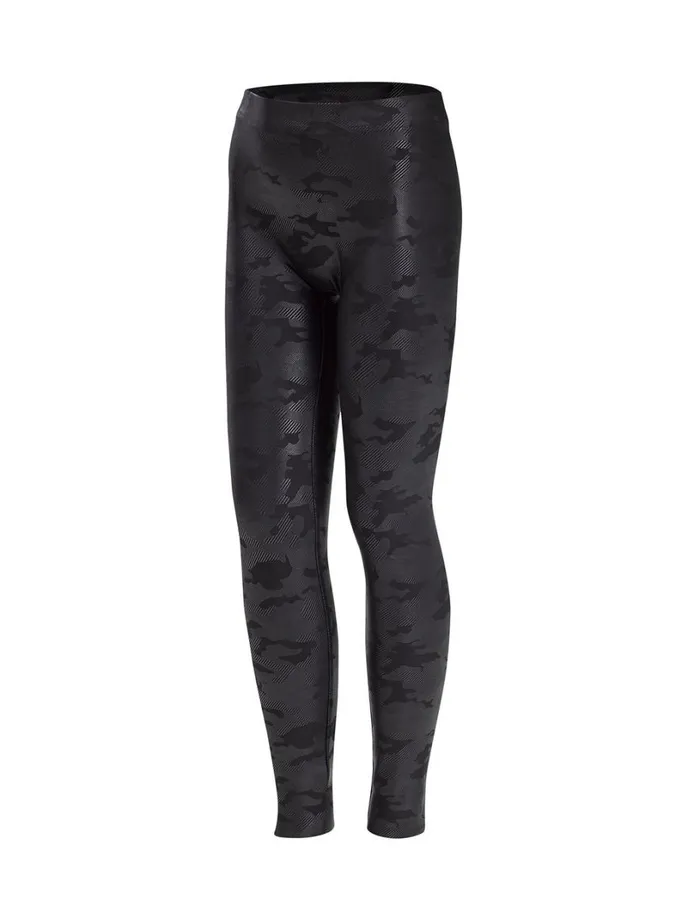 Hue Sleek Effects High Rise Leggings Black Camo Girls Girls