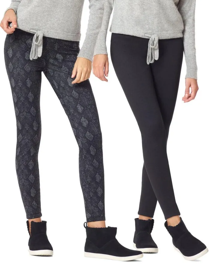 Hue Snake Reset Reversible Ponte Leggings Snake Women Ponte