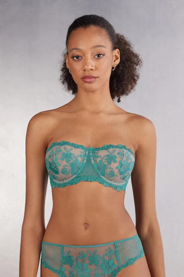 Intimissimi Balconette Women In Full Bloom Balconette Bandeau Bra Blue 654j 8211 Lagoon Blue Intimissimi Balconette Women In Full Bloom Balconette Bandeau Bra Blue 654j 8211 Lagoon Blue