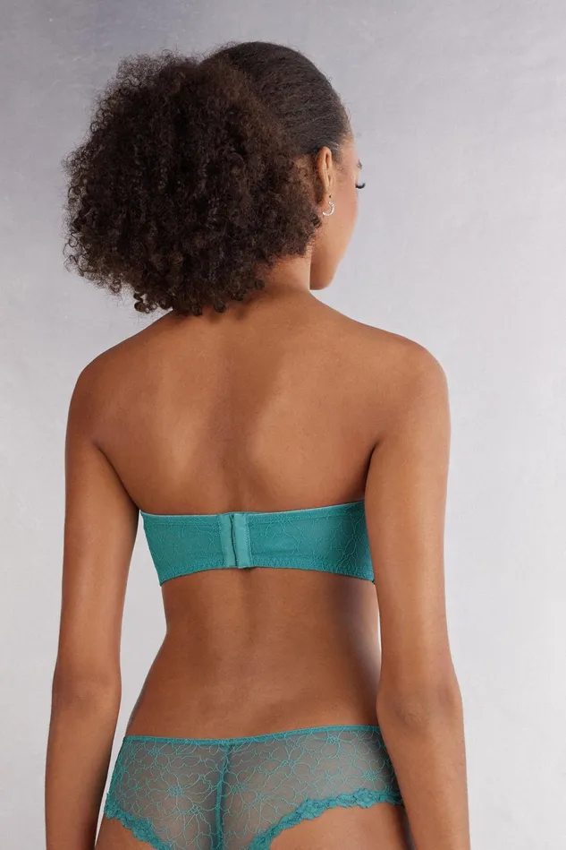 Intimissimi Balconette Women In Full Bloom Balconette Bandeau Bra Blue 654j 8211 Lagoon Blue