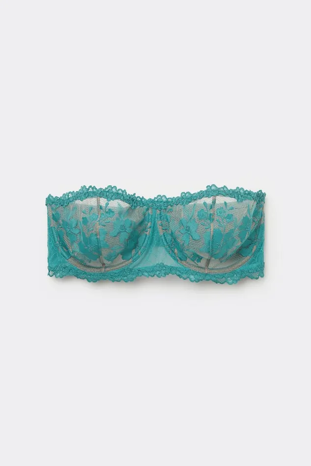 Intimissimi Balconette Women In Full Bloom Balconette Bandeau Bra Blue 654j 8211 Lagoon Blue