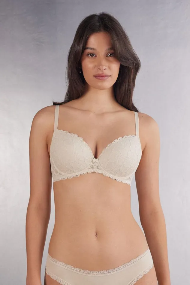 Intimissimi Balconette Women Irina Balconette Bra In Lace Natural 2280 8211 Avorio Crema Intimissimi Balconette Women Irina Balconette Bra In Lace Natural 2280 8211 Avorio Crema