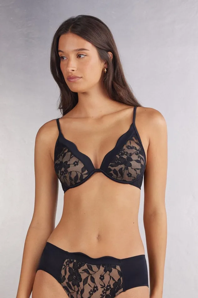 Intimissimi Balconette Women The Art Of Romance Elena Lace Balconette Bra 019 8211 Black Intimissimi Balconette Women The Art Of Romance Elena Lace Balconette Bra 019 8211 Black