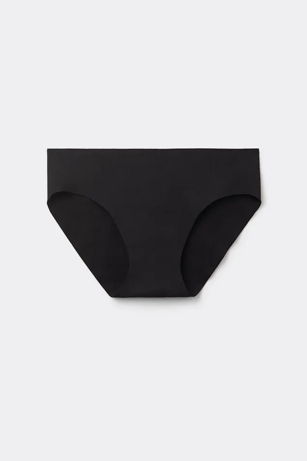 Intimissimi Bikini Panties Women Seamless Cotton Panties Black 019 8211 Black