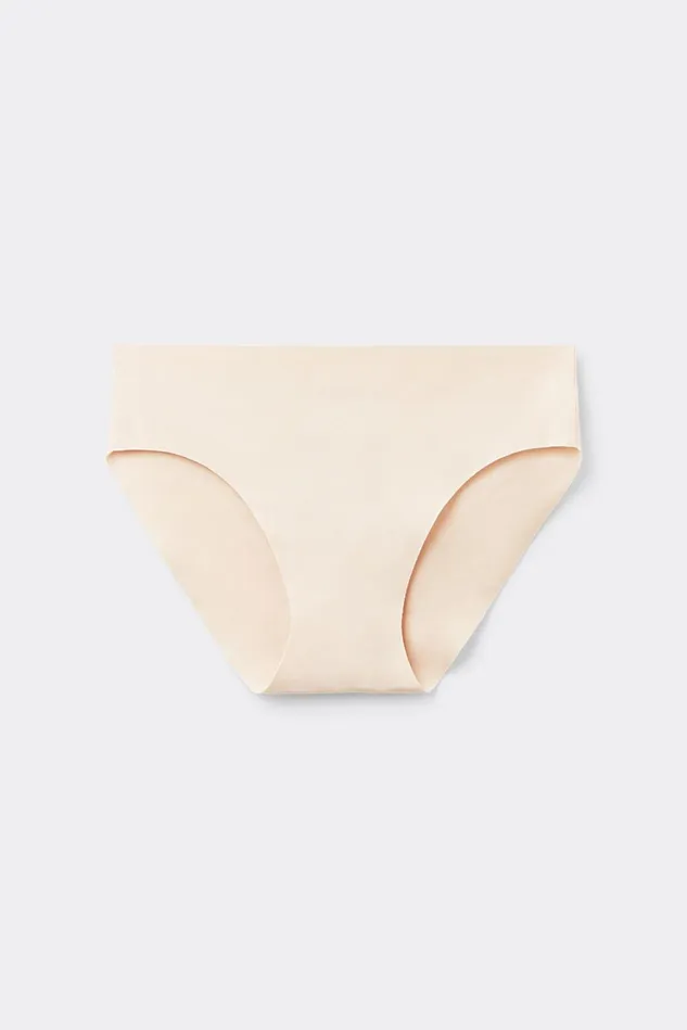 Intimissimi Bikini Panties Women Seamless Cotton Panties Natural 2280 8211 Avorio Crema
