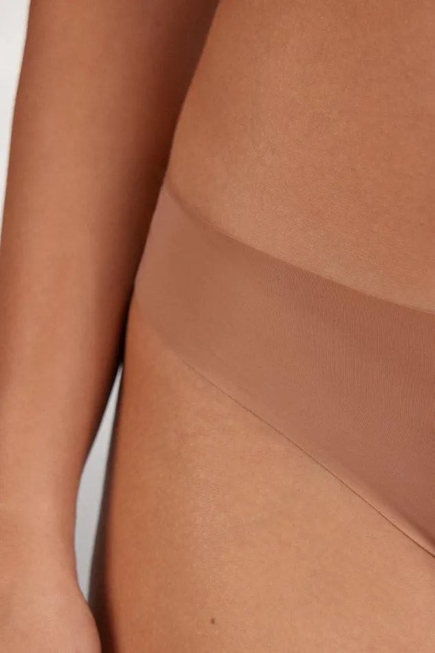 Intimissimi Brazilian Cut Women Brazilian Panties In Seamless Ultra Light Microfiber Natural 417i 8211 Marrone Cappuccino