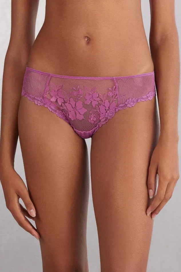 Intimissimi Brazilian Cut Women In Full Bloom Brazilian Pink 343j 8211 Bright Violet Intimissimi Brazilian Cut Women In Full Bloom Brazilian Pink 343j 8211 Bright Violet