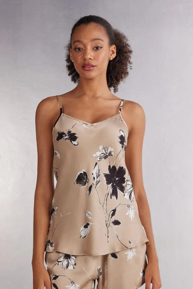 Intimissimi Camisoles Tank Tops Women Autumn Blossom Viscose Satin Top Floral 664j 8211 Stampa Autumn Blossom Intimissimi Camisoles Tank Tops Women Autumn Blossom Viscose Satin Top Floral 664j 8211 Stampa Autumn Blossom