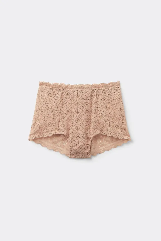 Intimissimi HighWaisted Briefs Women Lace High Waist Hipster Natural 044 8211 Honey Soft Beige