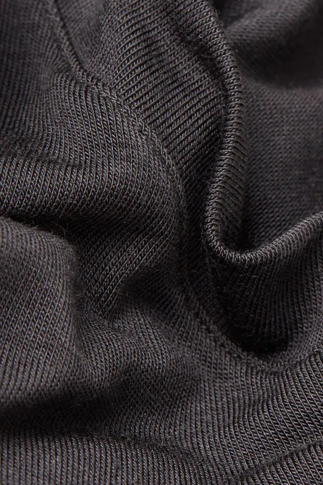 Intimissimi Long Sleeve Tops Men Soft Silk Long Sleeve Top Black 019 8211 Black