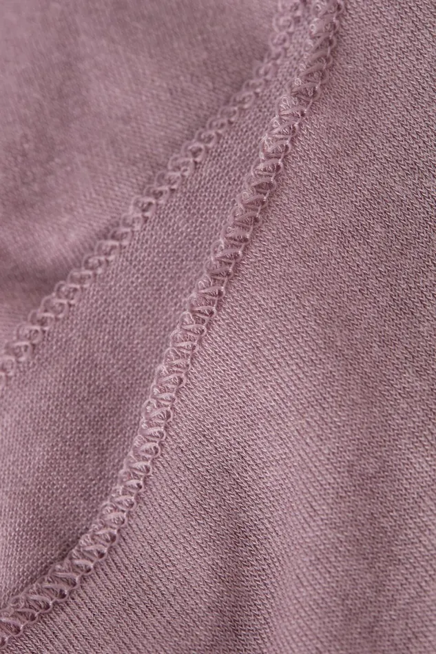 Intimissimi Long Sleeve Tops Women Boat Neck Modal Cashmere Ultralight Top Violet 549j 8211 Dusty Lily