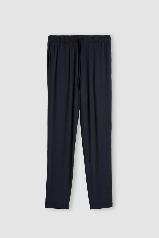 Intimissimi Pants Men Silk And Modal Trousers Blue 800 8211 Blu Notte