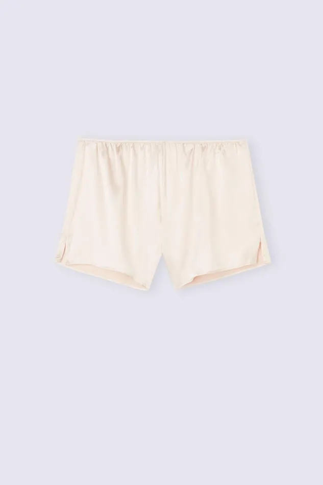 Intimissimi Short Pajamas Women Silk Shorts Natural 2280 8211 Avorio Crema