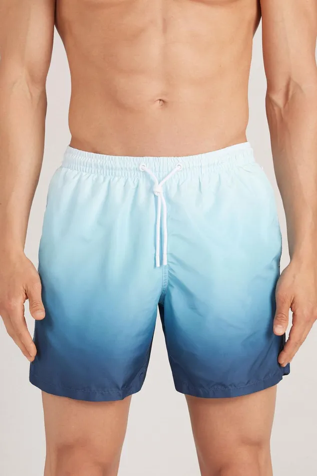 Intimissimi Swim Trunks Men Blurry Blue Print Swim Trunks Blue 633j 8211 Stampa Sfumato Blu Intimissimi Swim Trunks Men Blurry Blue Print Swim Trunks Blue 633j 8211 Stampa Sfumato Blu