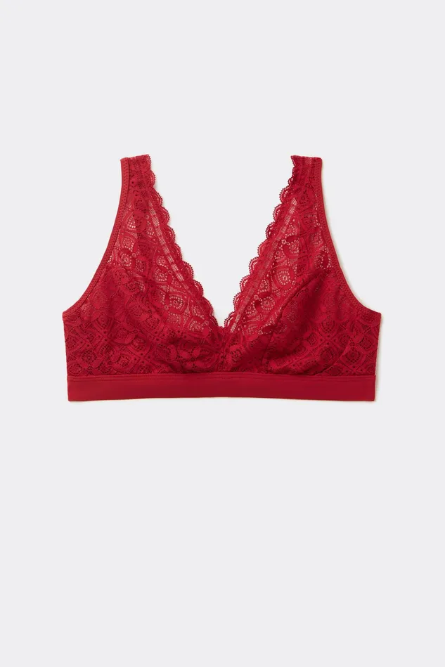 Intimissimi Triangle Women Lara Triangle Bra In Lace Red 1473 8211 Rosso