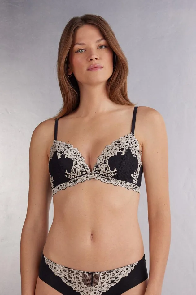 Intimissimi Triangle Women Pretty Flowers Tiziana Triangle Bra Multicolor 9887 8211 Blackivory Intimissimi Triangle Women Pretty Flowers Tiziana Triangle Bra Multicolor 9887 8211 Blackivory