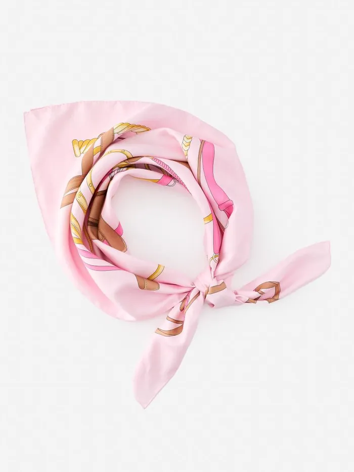 JMcLaughlin Mabel Silk Scarf In Neo Gulltopp Square Light Pinkpink Women Scarves JMcLaughlin Mabel Silk Scarf In Neo Gulltopp Square Light Pinkpink Women Scarves