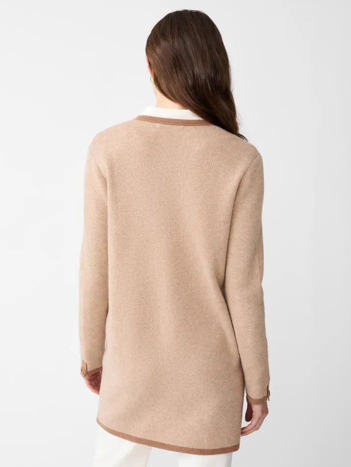 JMcLaughlin Nan Cardigan Cameltan Women Sweaters JMcLaughlin Nan Cardigan Cameltan Women Sweaters