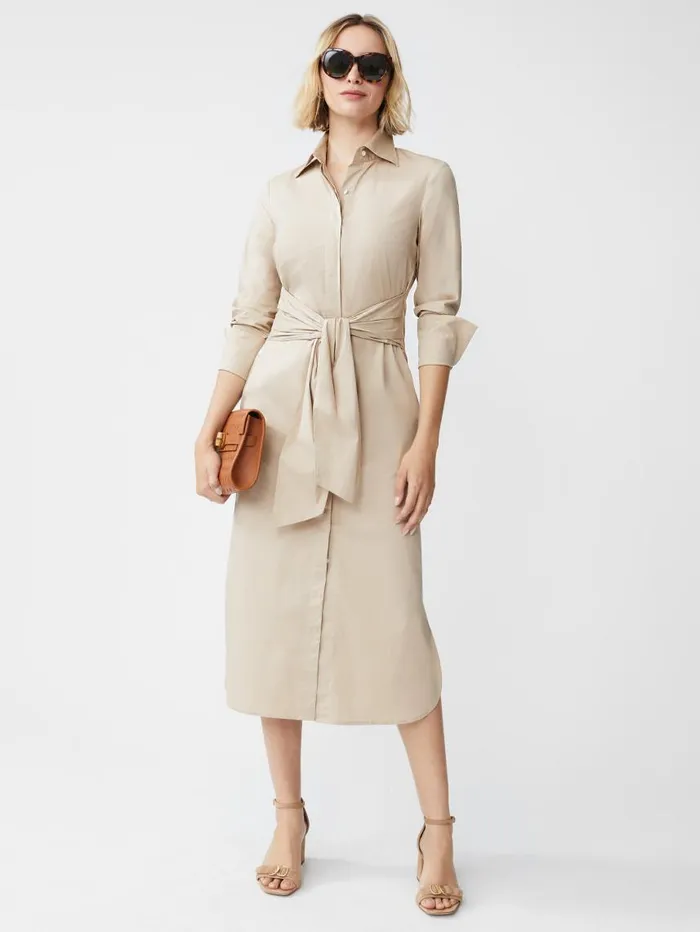 JMcLaughlin Orla Dress Sand Women Dresses JMcLaughlin Orla Dress Sand Women Dresses