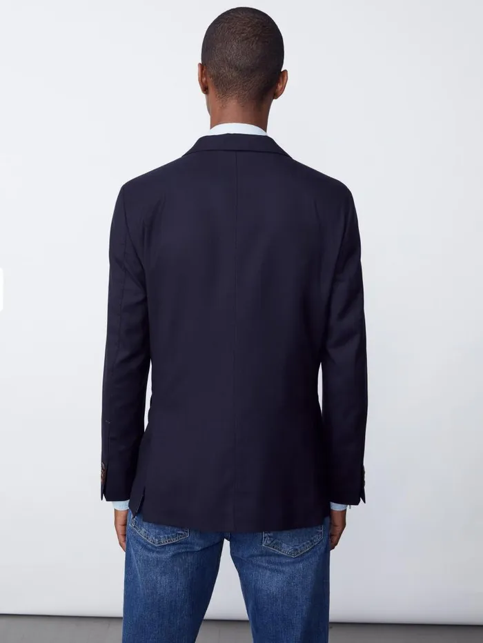JMcLaughlin Suffolk 3Season Blazer Dark Navy Men Jackets and Outerwear JMcLaughlin Suffolk 3Season Blazer Dark Navy Men Jackets and Outerwear