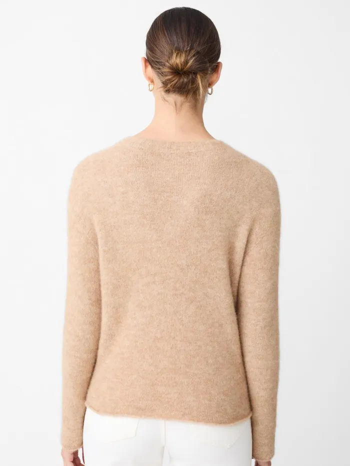 JMcLaughlin Tenley Alpaca Blend Sweater Heather Camel Women Sweaters JMcLaughlin Tenley Alpaca Blend Sweater Heather Camel Women Sweaters