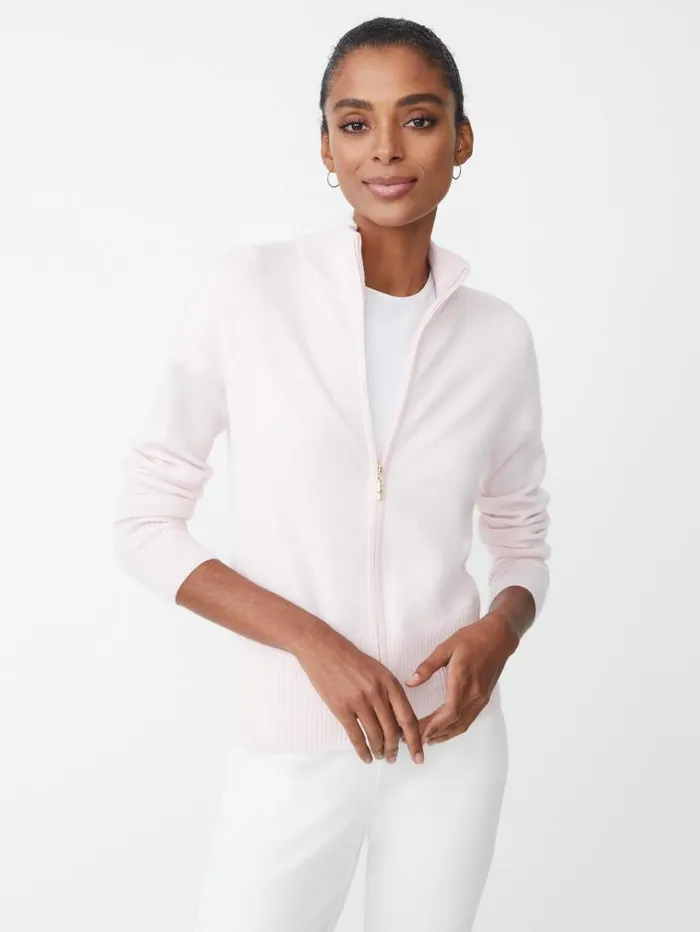 JMcLaughlin Tilda Cashmere Sweater Icy Pink Women Sweaters