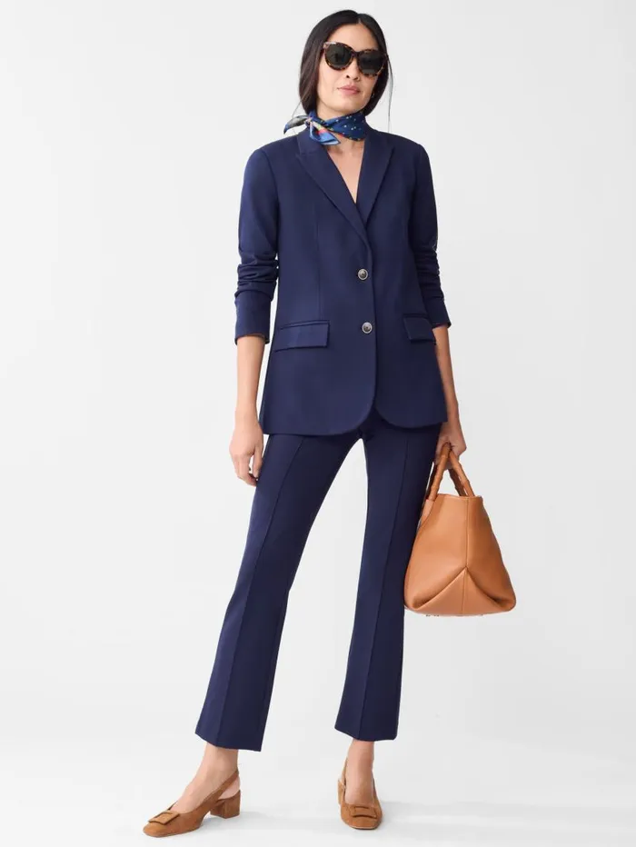 JMcLaughlin Triana Blazer Winter Navy Women Jackets and Outerwear JMcLaughlin Triana Blazer Winter Navy Women Jackets and Outerwear
