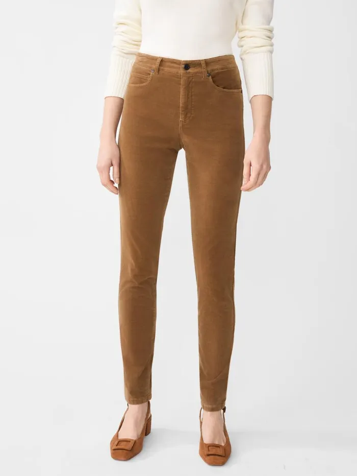 JMcLaughlin Watson Velvet Jeans Camel Women Pants JMcLaughlin Watson Velvet Jeans Camel Women Pants