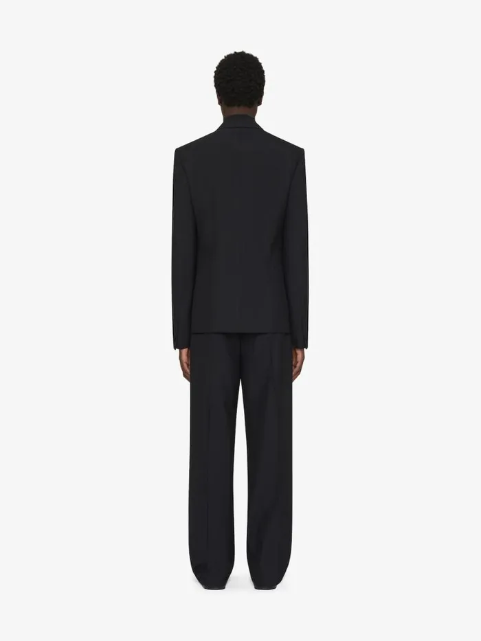 Jacket In Wool With Lurex Stripes Black Men Givenchy Coats and Jackets