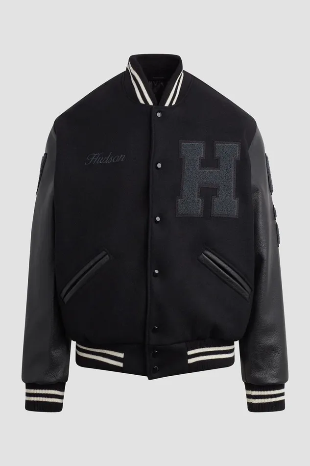 Jackets and Outerwear Men Hudson Jeans Hudson X Brandon Williams Leather Jacket Black Jackets and Outerwear Men Hudson Jeans Hudson X Brandon Williams Leather Jacket Black
