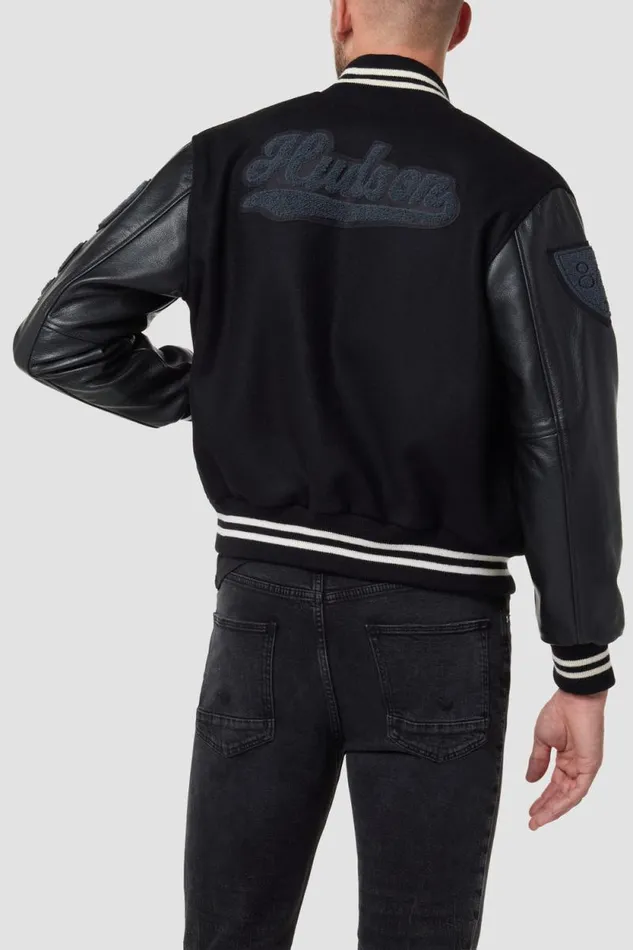 Jackets and Outerwear Men Hudson Jeans Hudson X Brandon Williams Leather Jacket Black Jackets and Outerwear Men Hudson Jeans Hudson X Brandon Williams Leather Jacket Black