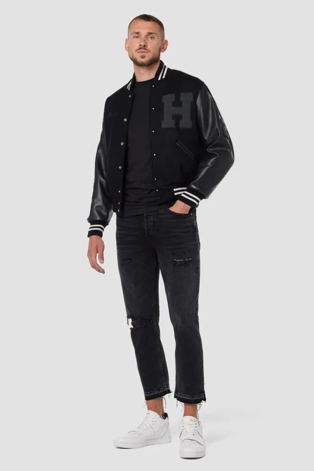 Jackets and Outerwear Men Hudson Jeans Hudson X Brandon Williams Leather Jacket Black Jackets and Outerwear Men Hudson Jeans Hudson X Brandon Williams Leather Jacket Black