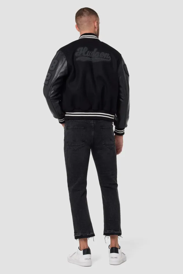 Jackets and Outerwear Men Hudson Jeans Hudson X Brandon Williams Leather Jacket Black Jackets and Outerwear Men Hudson Jeans Hudson X Brandon Williams Leather Jacket Black