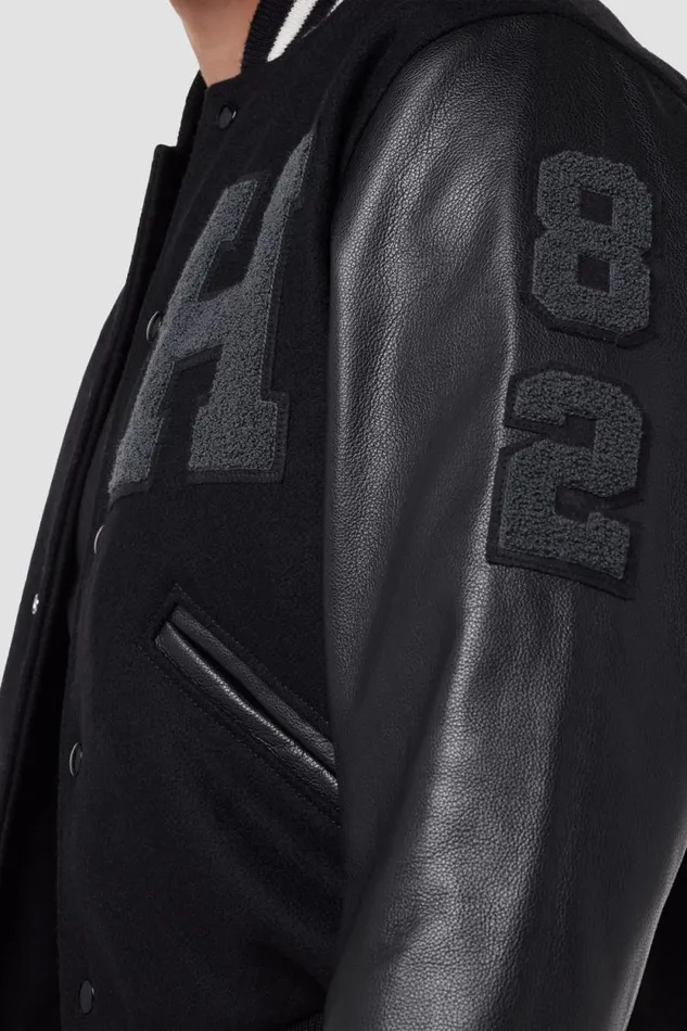 Jackets and Outerwear Men Hudson Jeans Hudson X Brandon Williams Leather Jacket Black Jackets and Outerwear Men Hudson Jeans Hudson X Brandon Williams Leather Jacket Black