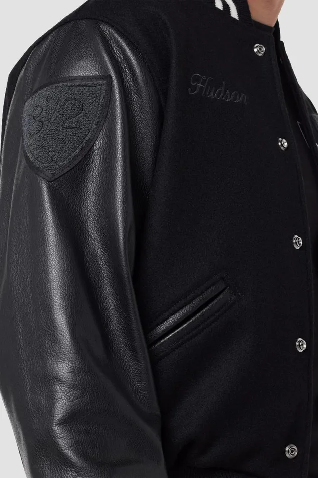 Jackets and Outerwear Men Hudson Jeans Hudson X Brandon Williams Leather Jacket Black Jackets and Outerwear Men Hudson Jeans Hudson X Brandon Williams Leather Jacket Black