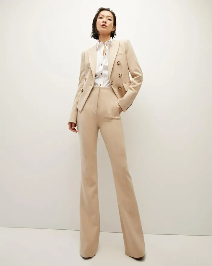 Jackets and Outerwear ShopJackets Veronica Beard Diego Dickey Jacket Heathered Sand