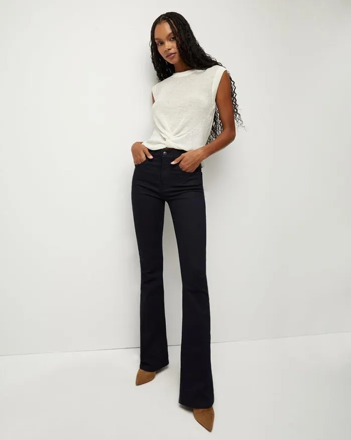 Jeans Shop Veronica Beard Beverly SkinnyFlare Jean Indigo