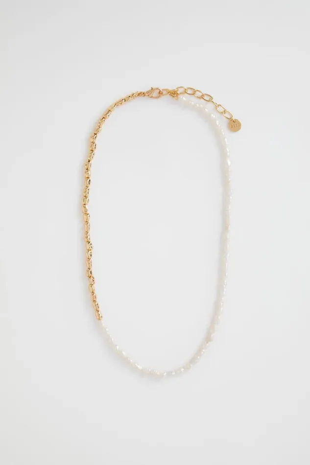 Jewellery Woman Seed Heritage Mini Pearl Necklace Gold