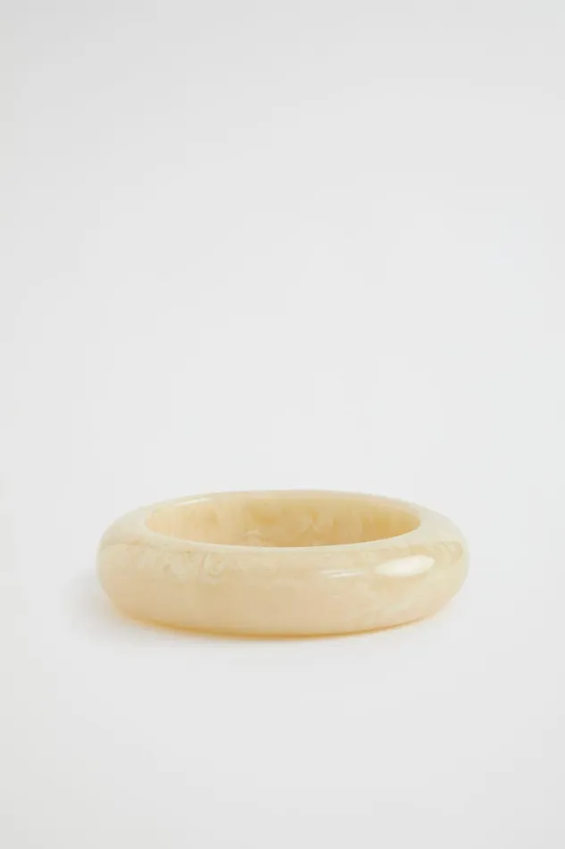 Jewellery Woman Seed Heritage Resin Bangle Magnolia