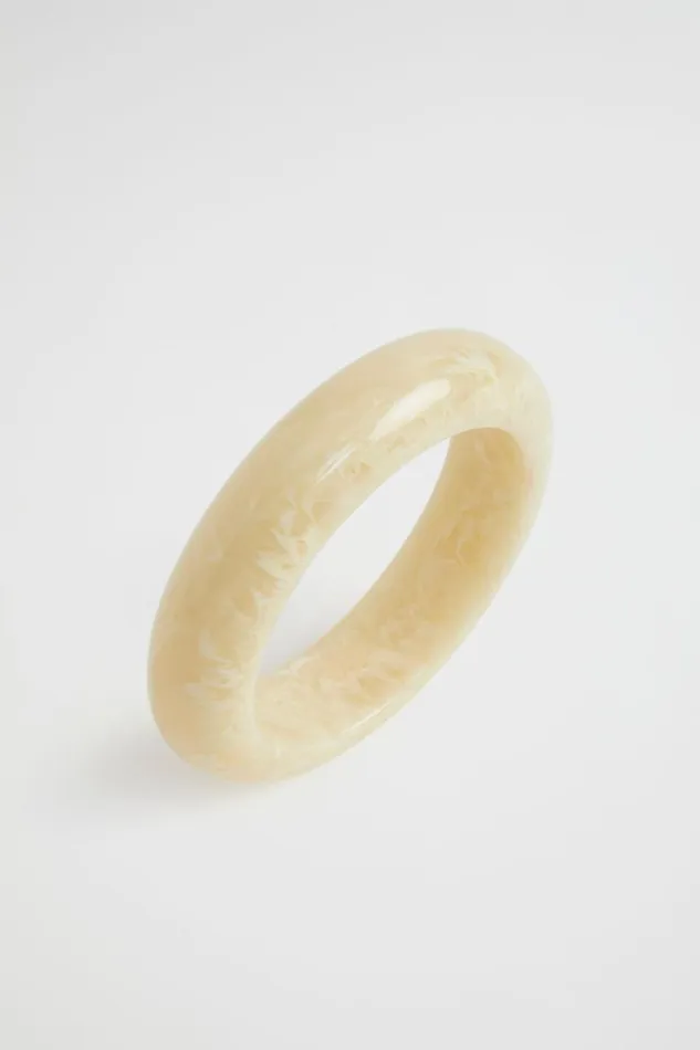 Jewellery Woman Seed Heritage Resin Bangle Magnolia