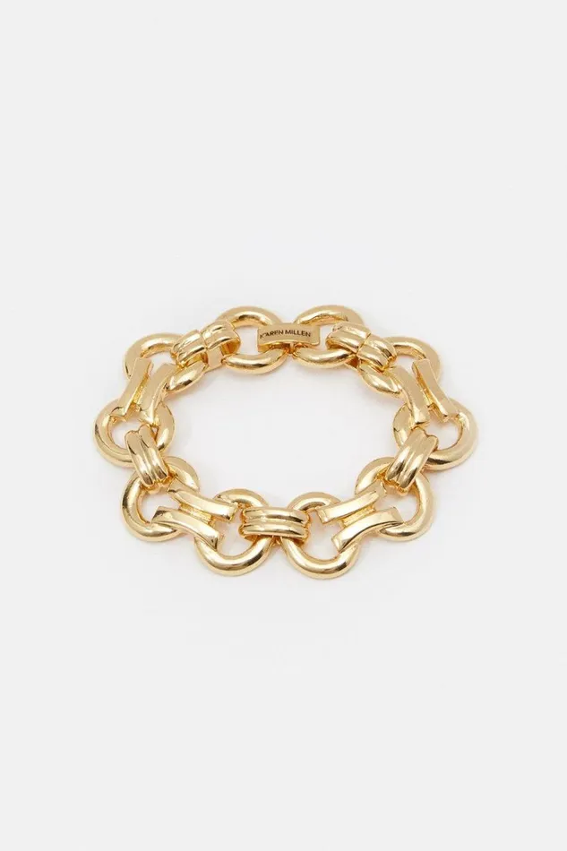 Jewellery Women Karen Millen Chain Bracelet Gold