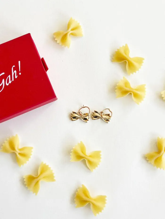 Jewelry Shop Lisa Says Gah Farfalle Hoops