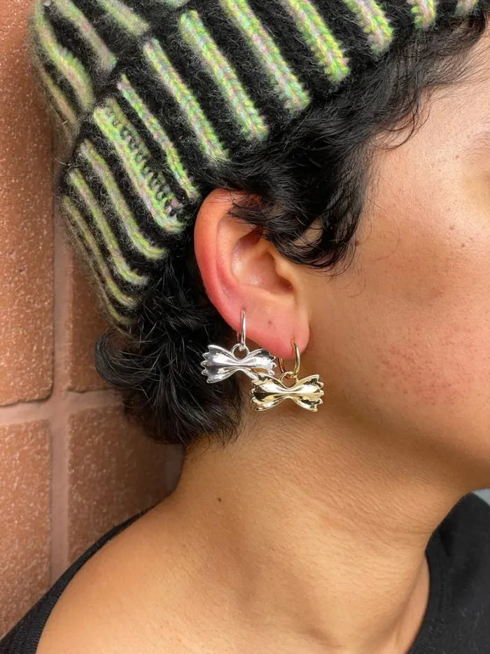 Jewelry Shop Lisa Says Gah Farfalle Hoops