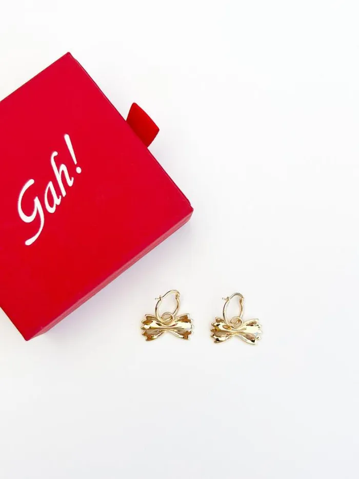 Jewelry Shop Lisa Says Gah Farfalle Hoops