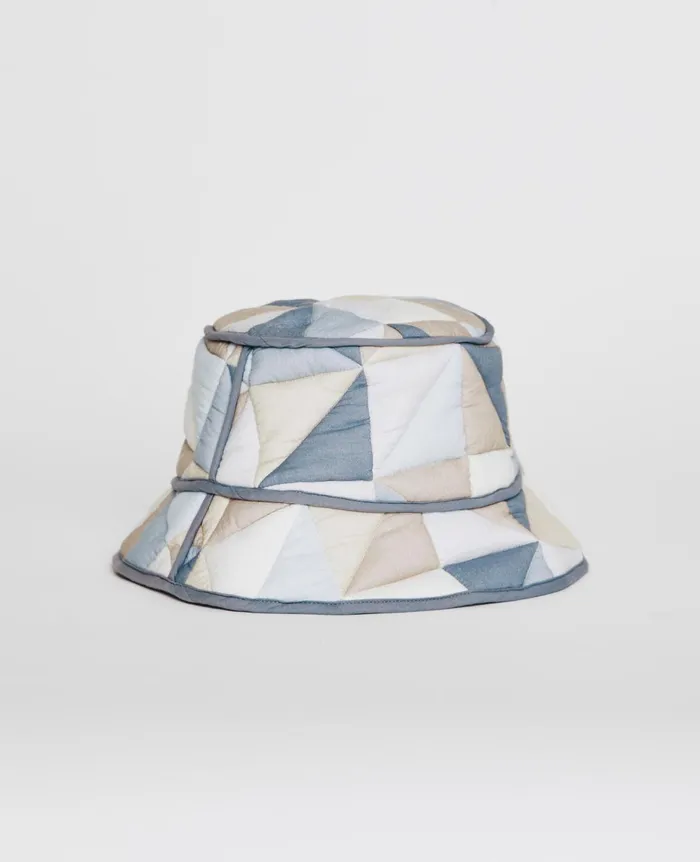 Jordan Bucket Hat Triangle Collage Blue Multi Women AG Jeans Hats