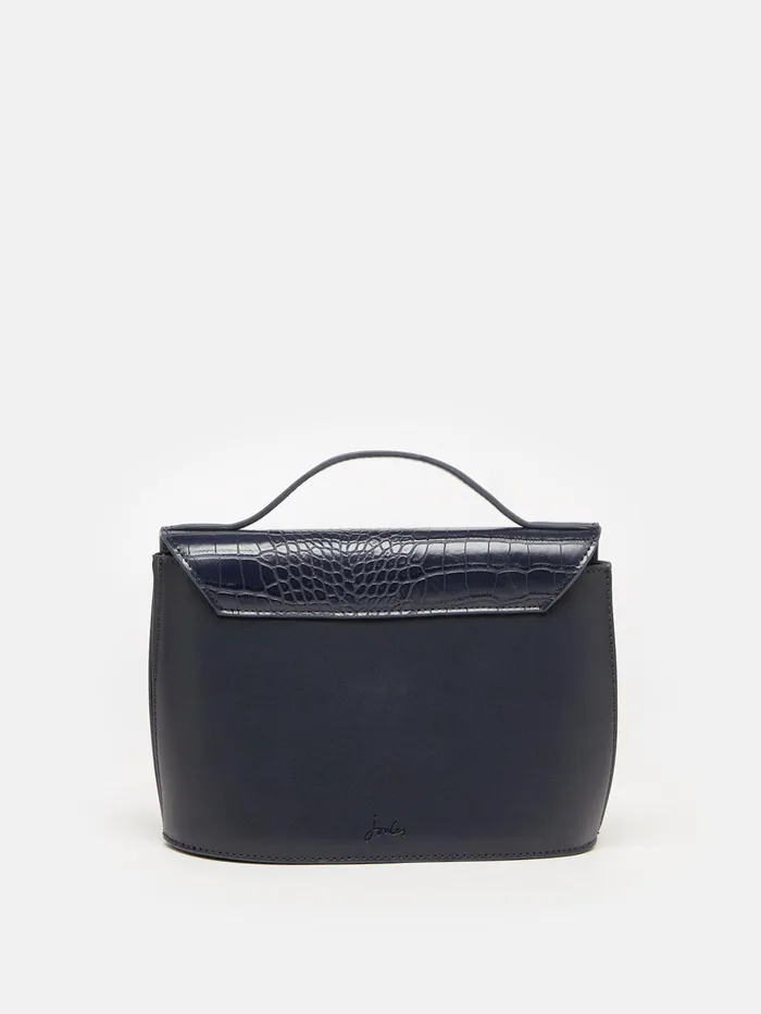 Joules Bags Navy Faux Leather Croc Effect Cross Body Bag 8211 Women